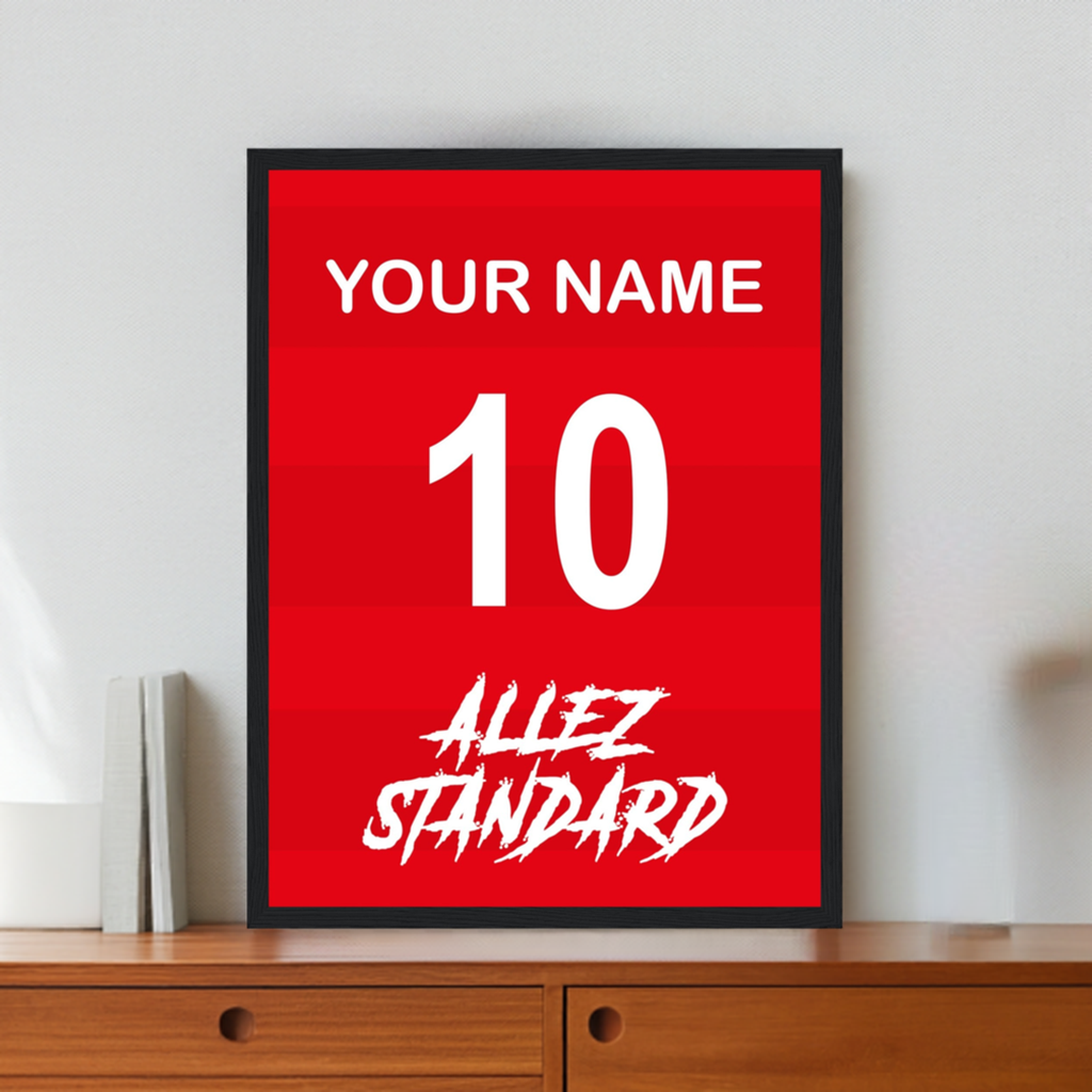 "Allez Standard" (RSCL) Personaliseerbare Ingelijste Poster