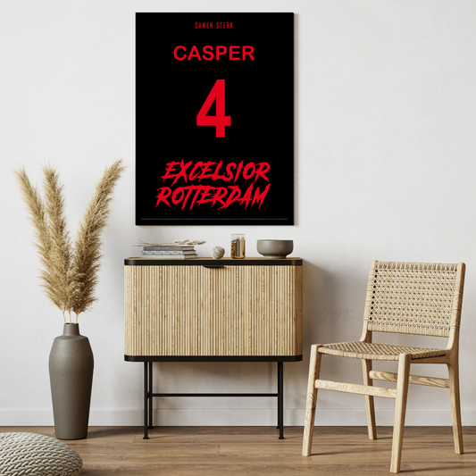 "Excelsior Rotterdam" (EXC) Framed Poster