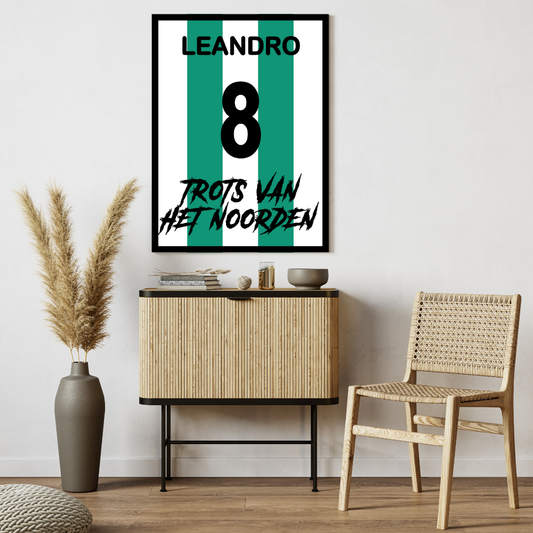 "Trots Van Het Noorden" (GRO) Personalisable Framed Poster