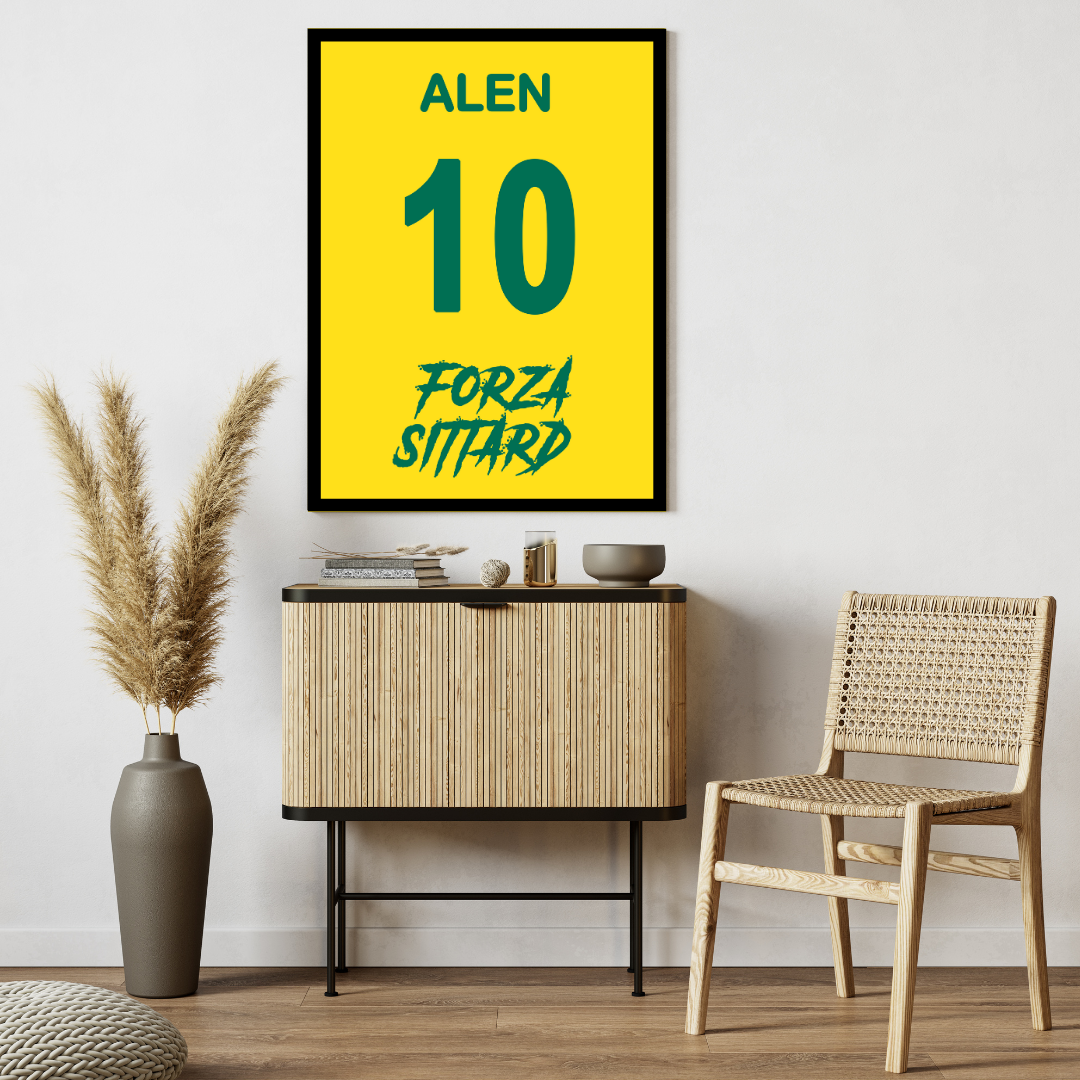 "Forza Sittard" (FOR) Personalisable Framed Poster