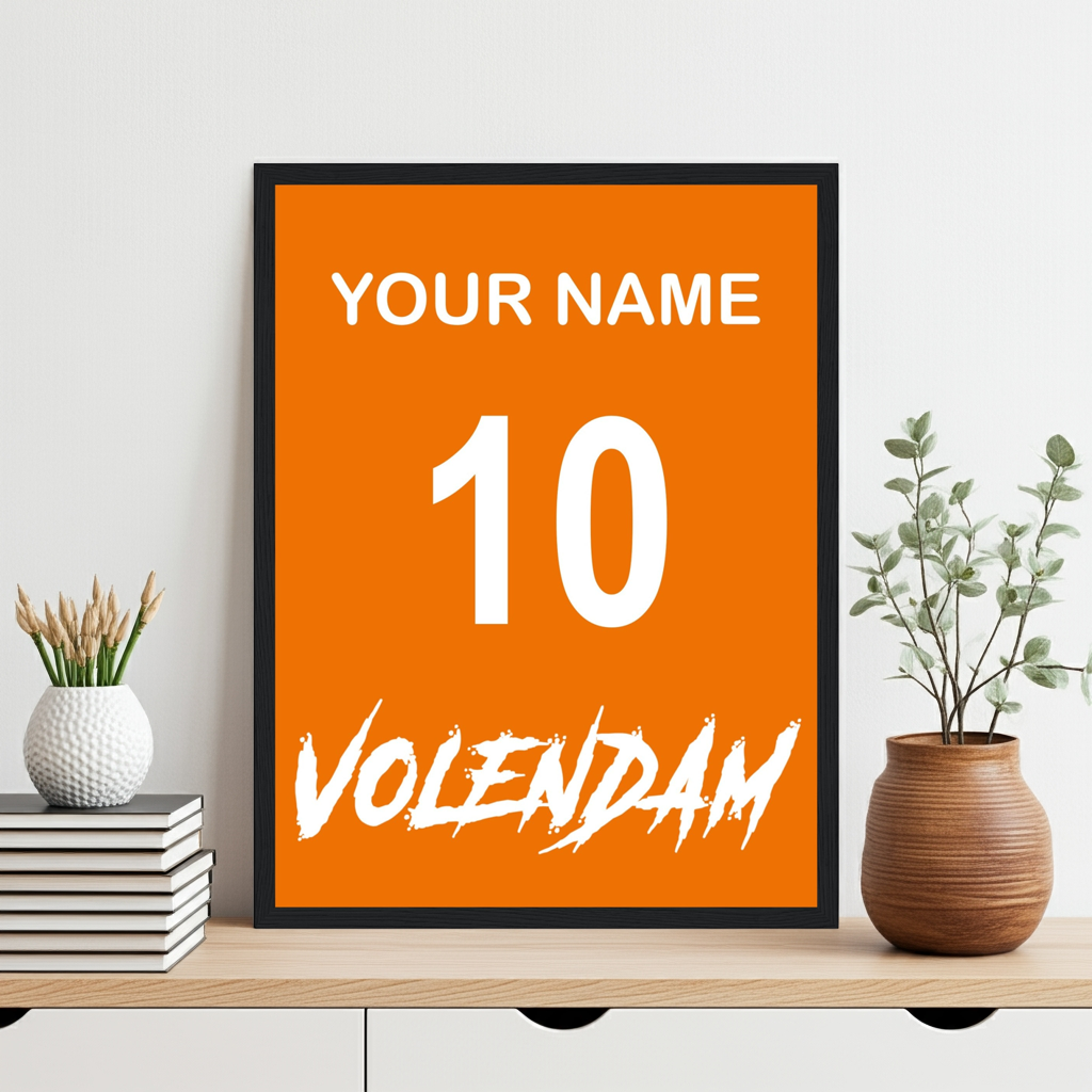 "Volendam" (VOL) Framed Poster