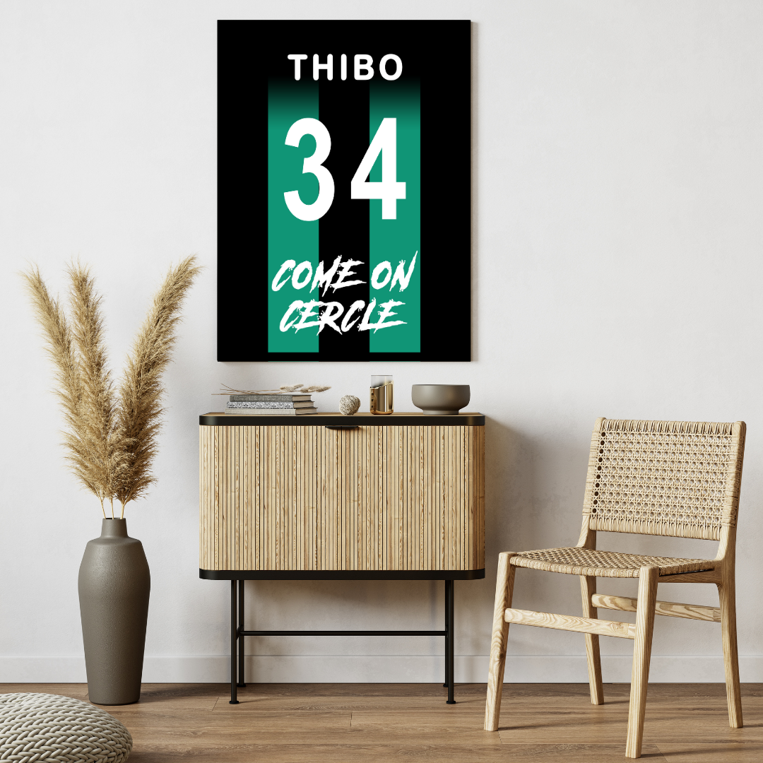 "Come On Cercle" (CER) Personalisable Framed Poster