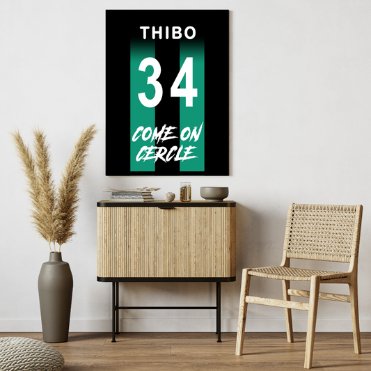 Poster Encadré Personnalisable "Come On Cercle" (CER)