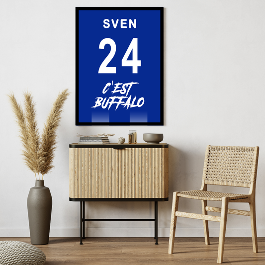 Poster Encadré Personnalisable "C'est Buffalo" (KAAG)