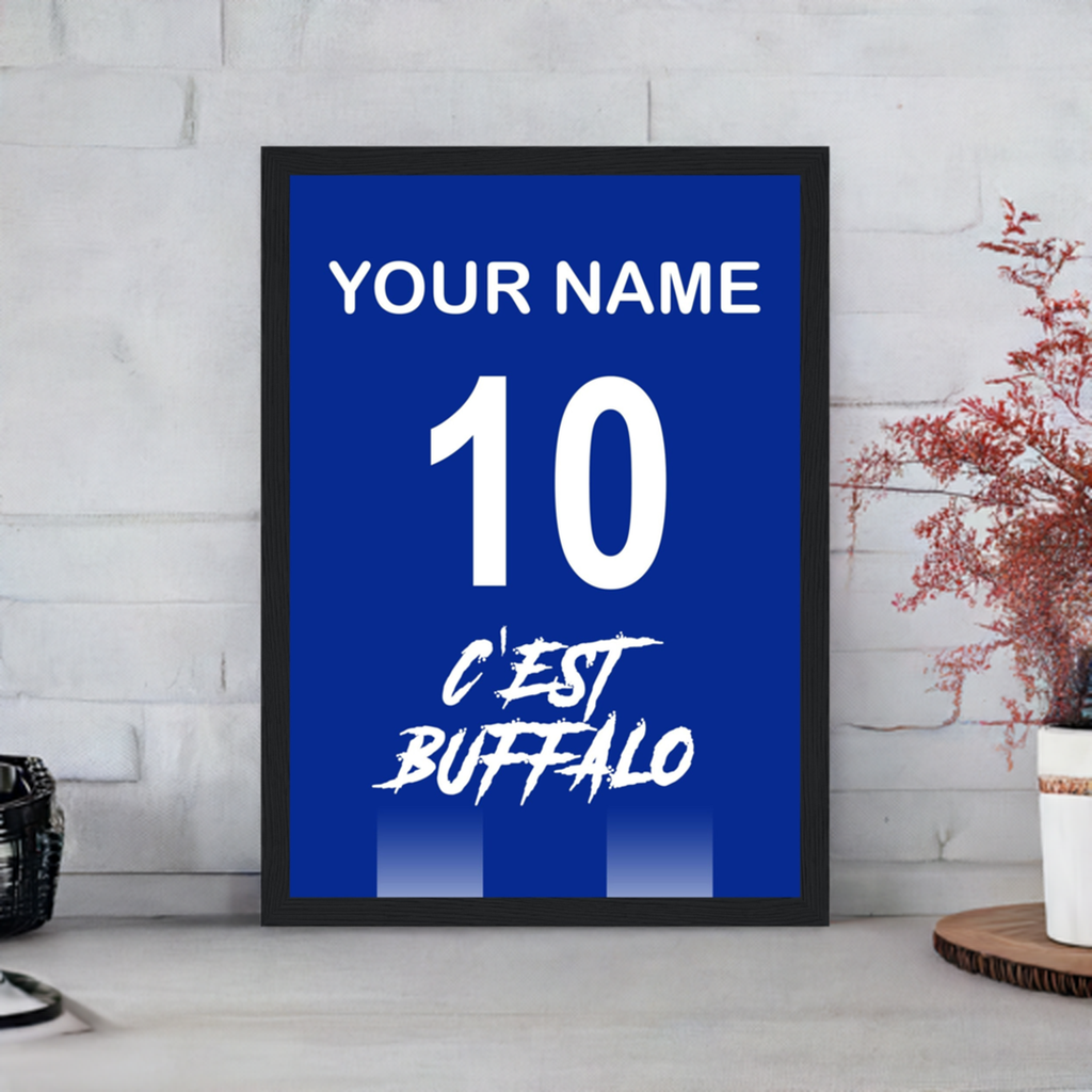 "C'est Buffalo" (KAAG) Personalisable Framed Poster