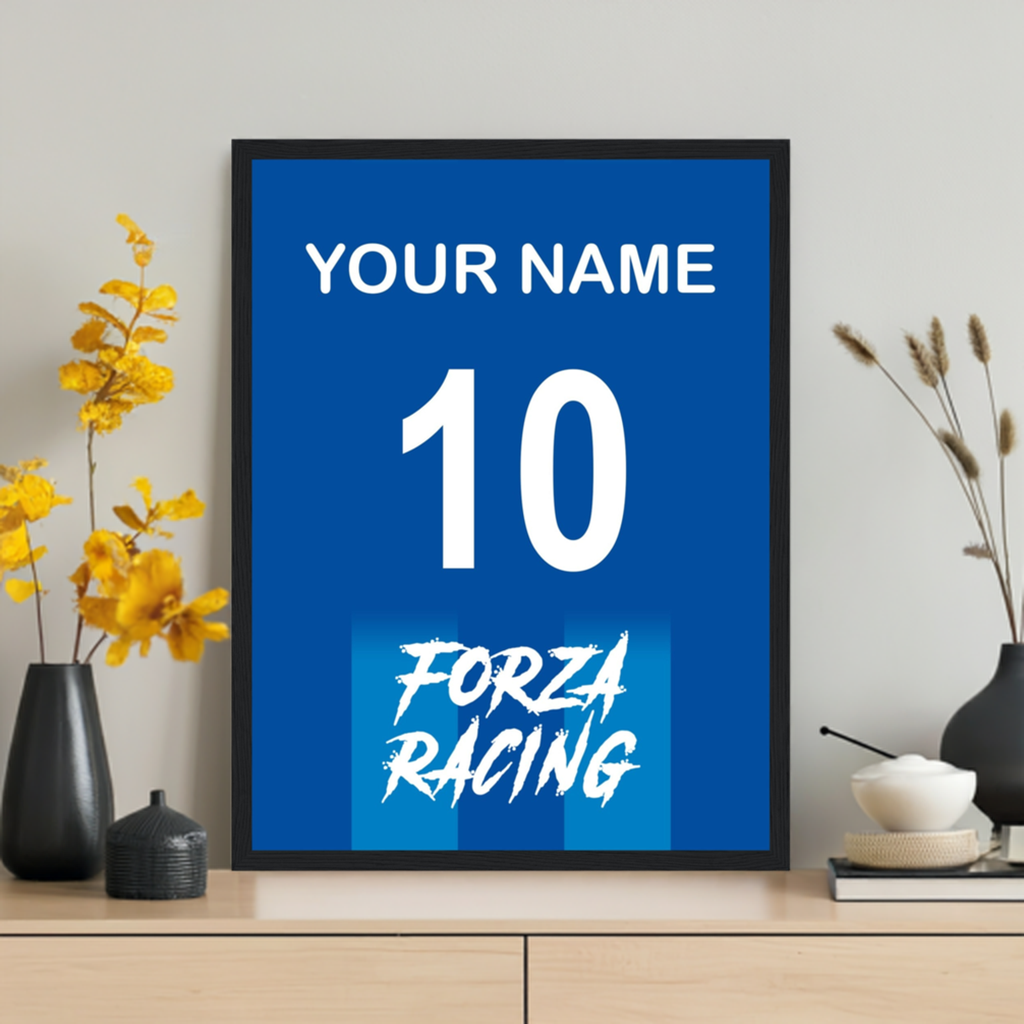 "Forza Racing" (GENK) Personalisable Framed Poster