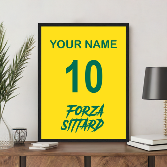"Forza Sittard" (FOR) Personalisable Framed Poster