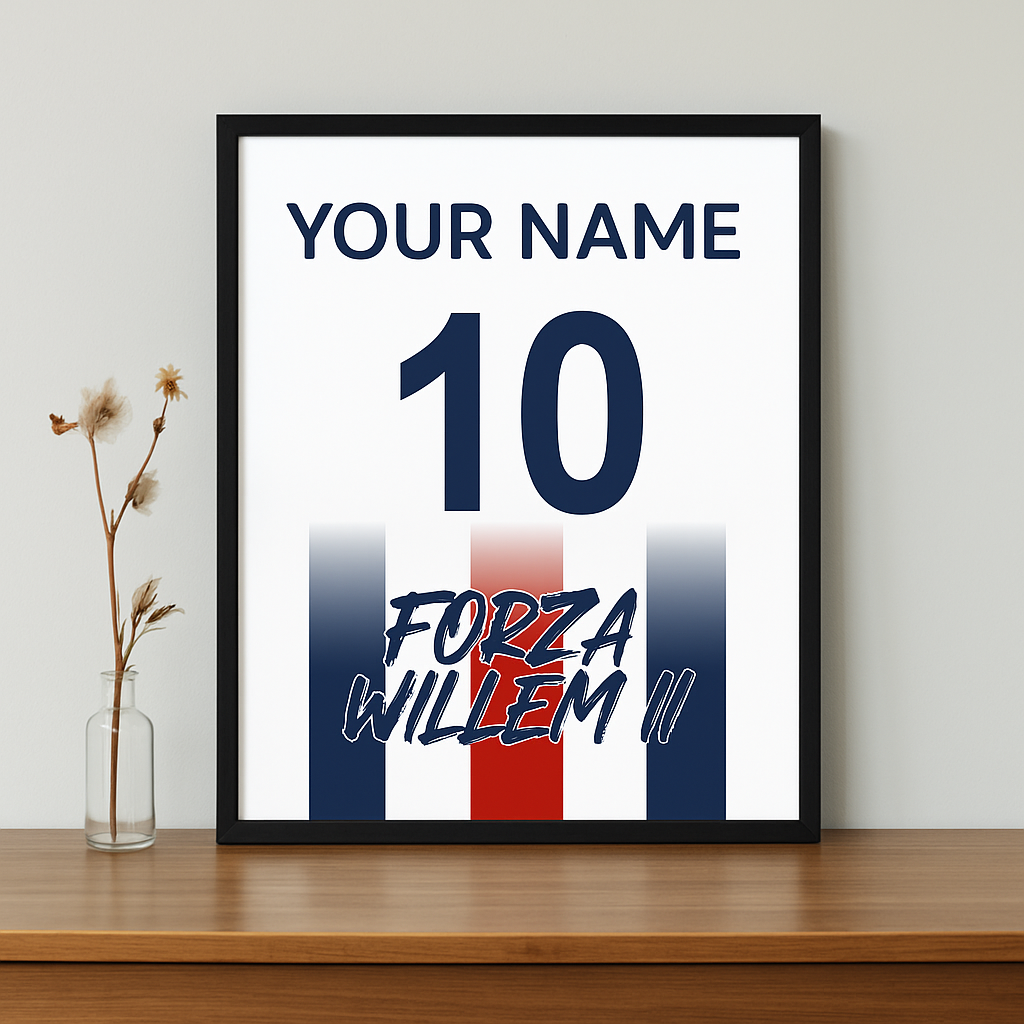 "Forza Willem II" (WIL) Personalisable Framed Poster