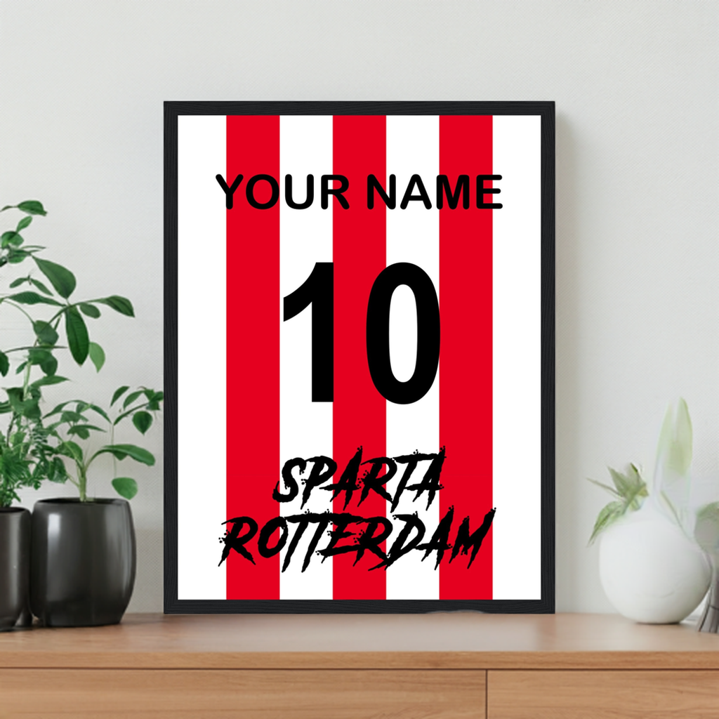 "Sparta Rotterdam" (SPA) Personalisable Framed Poster