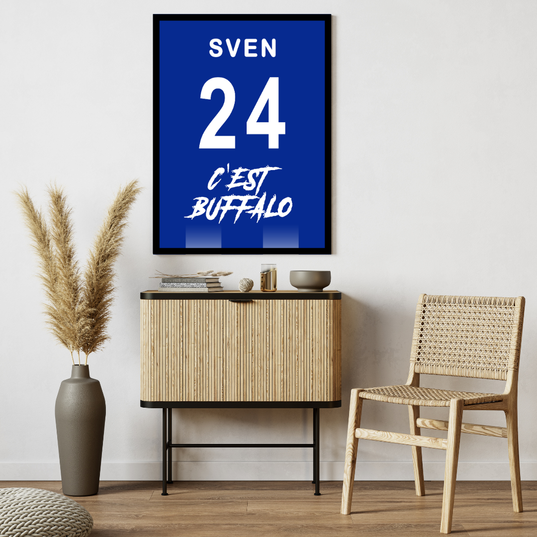 "C'est Buffalo" (KAAG) Personalisable Framed Poster